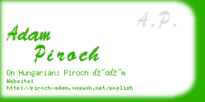 adam piroch business card